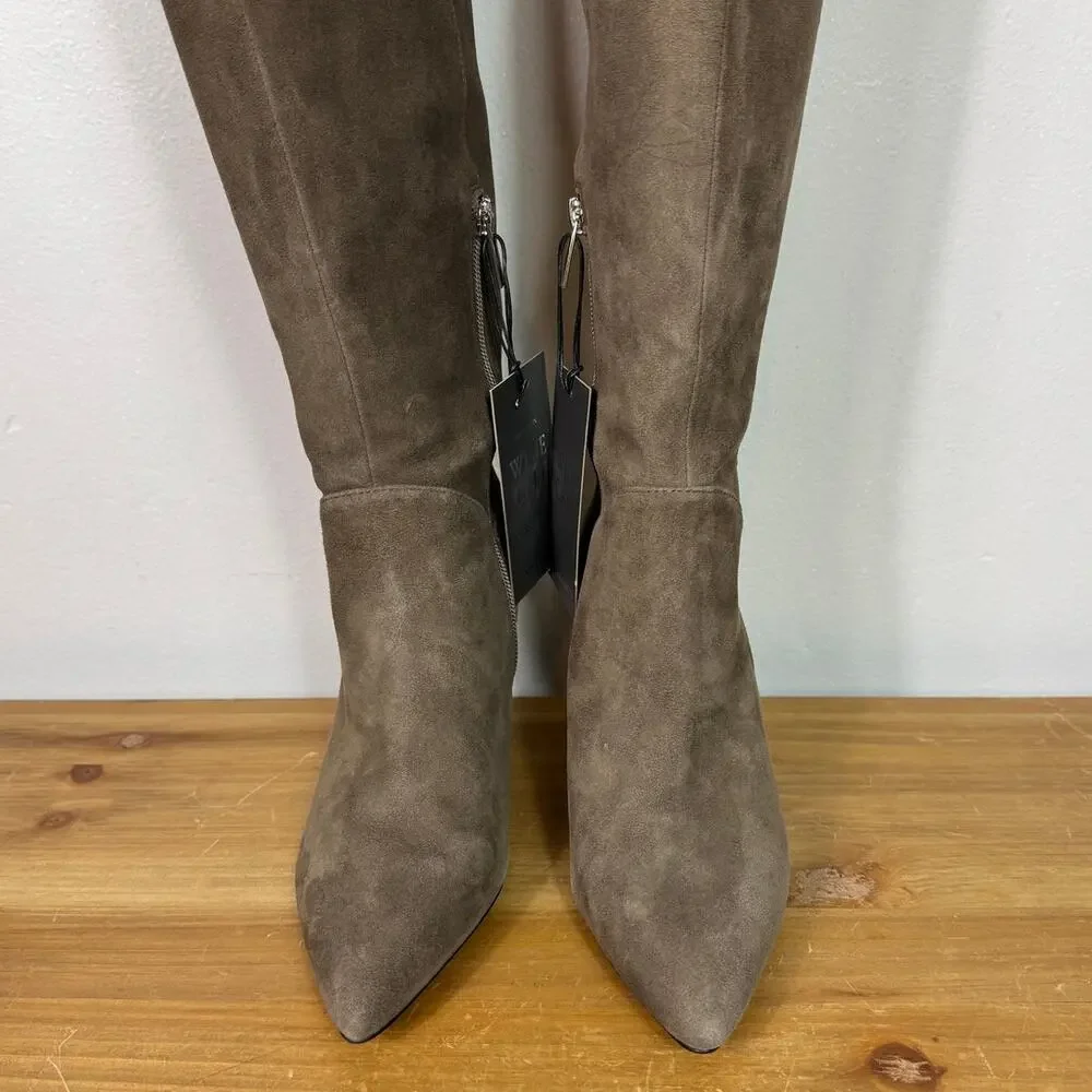 New Vince Camuto Seselti2 Boot in Sable Suede Women's Size 7 Wide Calf